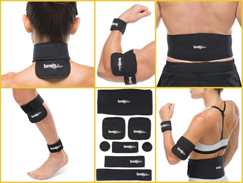 SERENITY2000 Full Body Magnetic Vitality Set, Small (Waist up to 36") - size: Small - Waist up to 36"