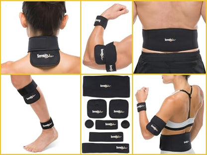 SERENITY2000 Full Body Magnetic Vitality Set, Small (Waist up to 36") - size: Small - Waist up to 36"