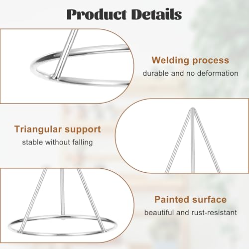 4 Pcs Avocado Seed Starter Rack for Mason Jar of Wide-Mouth - color: Silver
