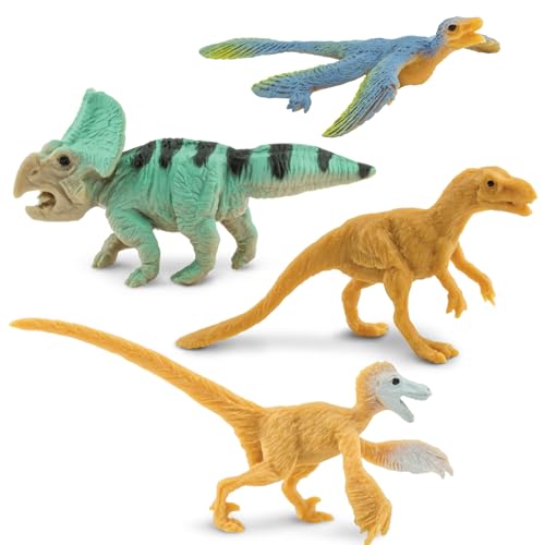 Safari Ltd. Feathered Dinosaurs TOOB - Figurines of T-Rex, Velociraptor, Microraptor & More - Fun Educational Play Toy for Boys, Girls & Kids Ages 3+