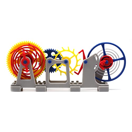 MagicTech 3D Printing Making Tourbillon Escapement Structure Clock Imitation Movement Model Wind-up by Toy Models JY09 - size: 9.84 x 1.57 x 3.93 Inch