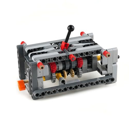 MOC 5 Speed with Reverse Gearbox Model for Building Blocks Blocks Engine Gear Speed Adjust/Technology Car Modification