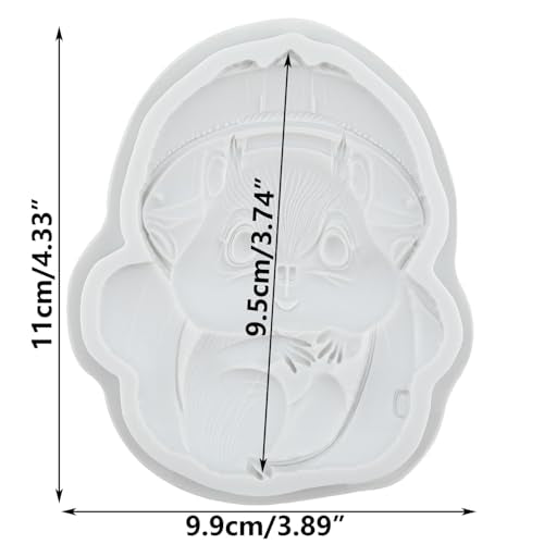 Squirrel Polymer Clay Molds Squirrel Silicone Mold - color: Style W