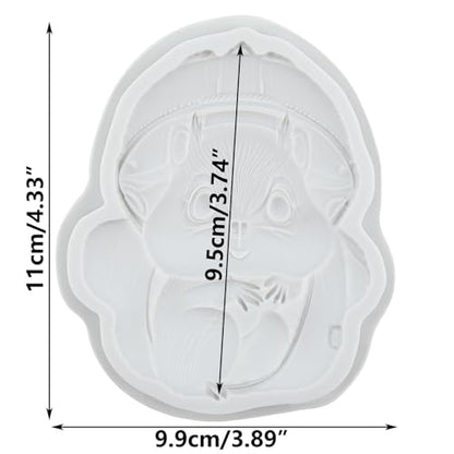 Squirrel Polymer Clay Molds Squirrel Silicone Mold - color: Style W