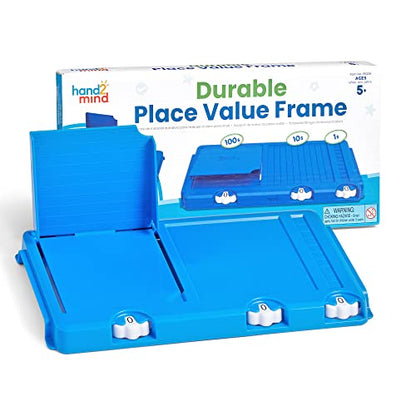 hand2mind Durable Place Value Frame, Math Classroom Supplies - style: FRAME ONLY