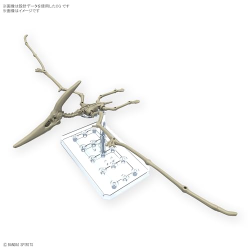 Bandai Hobby PLANNOSAURUS Pteranodon Model Making Kit - Detailed Flying Dinosaur Model Kit - DIY Simple Assembly, Collectible Action Figure - 1:32 Scale Model with Accessories