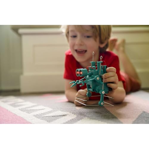 4M Kidz Robotix-Wacky Walking Robot, Science and Activity Kit for Boys and Girls 8-14 Years, STEM Kit, Educational Fun Science