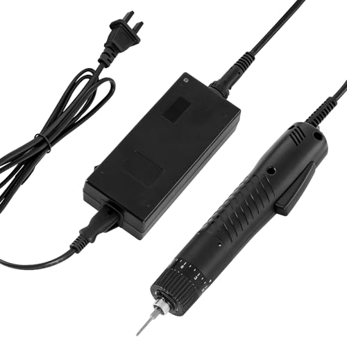 MXBAOHENG Electric Screwdriver Torque Adjustable 5mm Bit AC 110-220V - size: 101