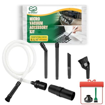 EZ SPARES Micro Cleaning Nozzle Kit, Universal Vac Attachments with Bag