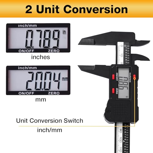 6 inch Digital Caliper Micrometer - color: Black