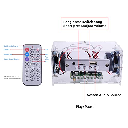 MiOYOOW Spectrum DIY Bluetooth Speaker Kit, Electronics Project for Adults