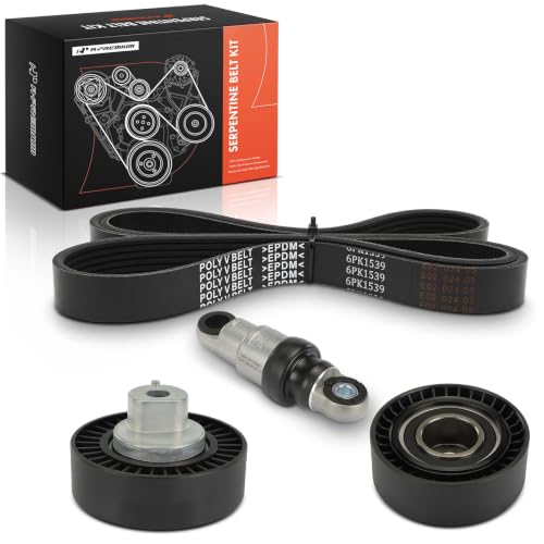 A-Premium Engine Serpentine Belt Drive Kit with Tensioner & Idler Pulley