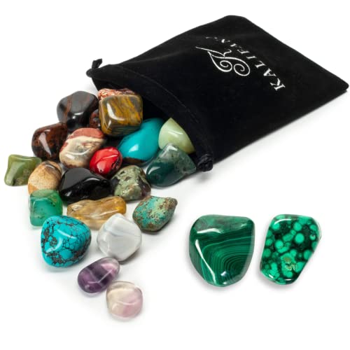 KALIFANO Malachite + Tumbled Stone Mix