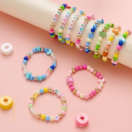 MYCUTEY 594Pcs DIY Friendship Bracelet Making Kit - color: Bracelet kit