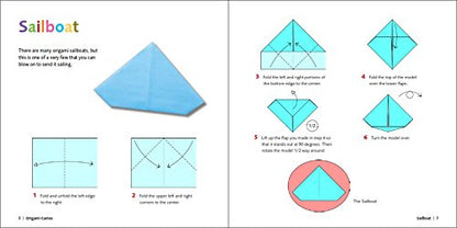 Origami Games for Kids Kit: Action Packed Games and Paper Folding Fun! [Origami Kit with Book, 48 Papers, 75 Stickers, 15 Exciting Games, Easy-to-Assemble Game Pieces] (Tuttle Specials)