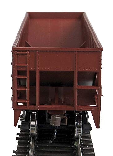 Walthers Trainline Offset Hopper - Ready to Run -- Canadian National (brown, white; Large Logo) HO Scale - style: Canadian National (brown, white; Large Logo)