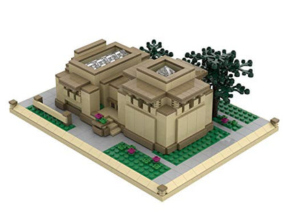 Atom Brick Unity Temple Building Set – Frank Lloyd Wright Model Kit
