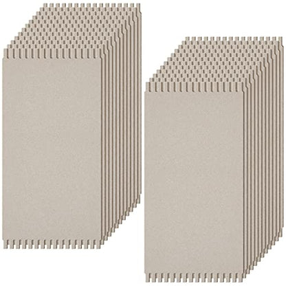 Pajean 24 Pack Cardboard Weaving Looms Weaving Wide Notch Loom Boards Loom for Beginners Knitting Sewing Crochet Basket Jewelry Arts Crafts, 6-1/2 x 13 Inch