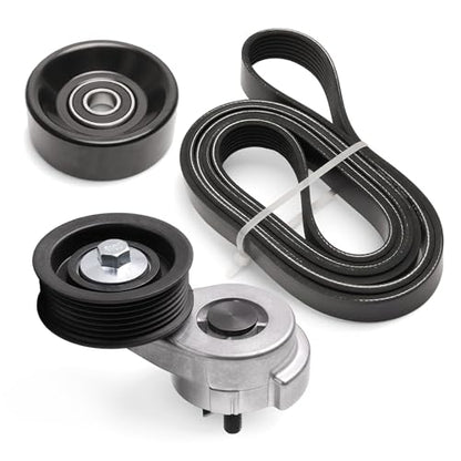 Belt Tensioner Serpentine Belt Idler Pulley Kit #38033 - size: for Ram 1500/Dakota 1992-2003