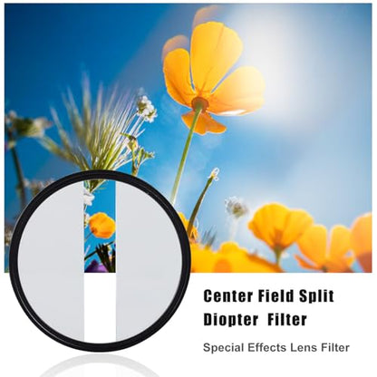 GREEN.L 58mm Center Field Split Diopter Effect Filter - size: 58mm