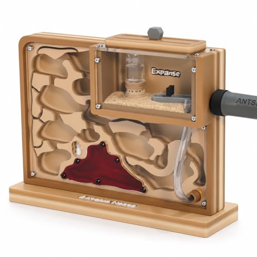 Expanse Ant Farm Nest, Large Formicarium Habitat with Cave System, Moisture System and Integrated Outworld for Ant Keeping