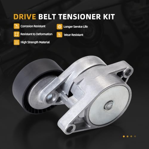 Serpentine Belt Tensioner Idler Pulley Kit #38201 38069 90K-38201 - size: 1999-2006 for 325i/X5/525i