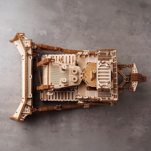 Wood Trick Terrain Titan Bulldozer 3D Wooden Puzzles for Adults to Build