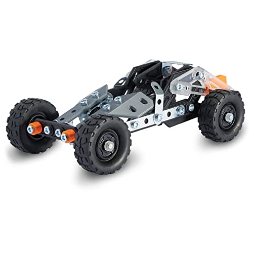 MECCANO Erector, 10 in 1 Model Race Truck Building Set, 225 Pieces, for Ages 8 and up, STEM Construction Education Toy