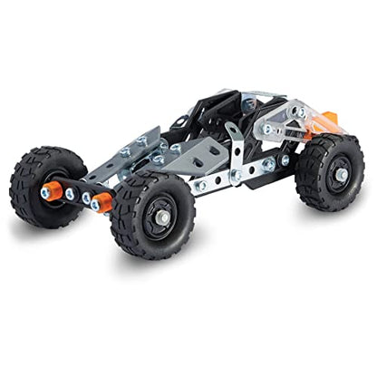 MECCANO Erector, 10 in 1 Model Race Truck Building Set, 225 Pieces, for Ages 8 and up, STEM Construction Education Toy