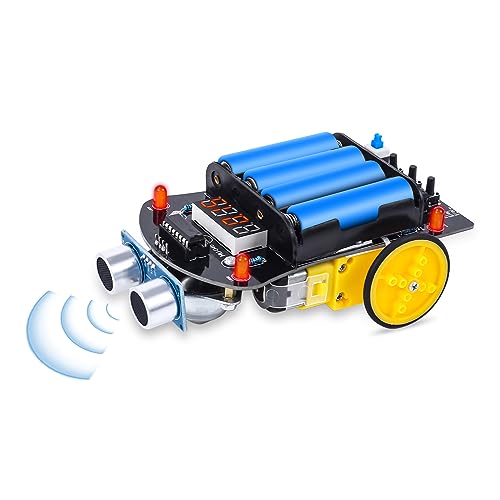 MiOYOOW Ultrasonic Ranging Obstacle Avoidance DIY Car Kit for Students