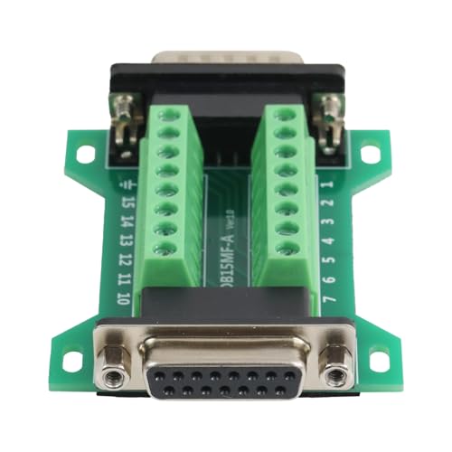 DB15 Male Female Connector in One Breakout Board Serial Adapter (2 Pcs) - style: DB15