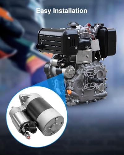 Diesel Electric Starter Motor kit Fit for L100 186F 186FA Diesel Engines