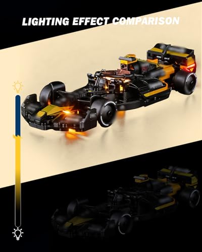 LED Light Kit for Lego 77252 APXGP Team Race-Car from F1 The Movie,Compatible with Lego 77252 Building Blocks Model