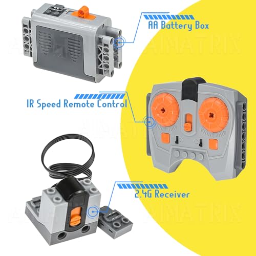 32PCS Power Function Motors Set Compatible with Maior Brand