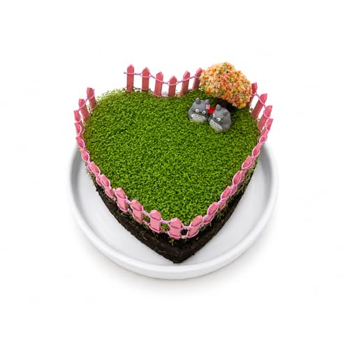 Plant Growing Kit for Kids, Heart-Shaped DIY Mini Garden with Peat Moss & Coco Coir, Planting Activity Kit with Tray and Decorations, Indoor Gardening Gift for Kids - size: Pink Fence