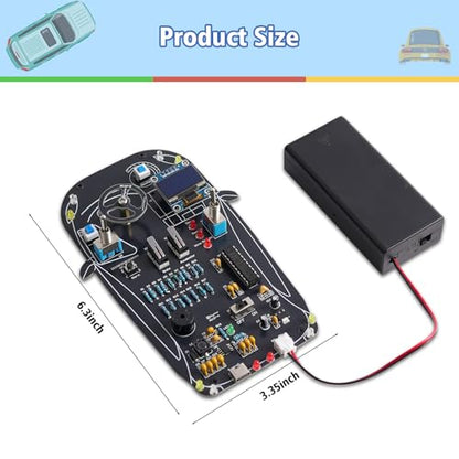 MIOYOOW Car Driving Simulator Soldering Practice Kit for Students and Teens