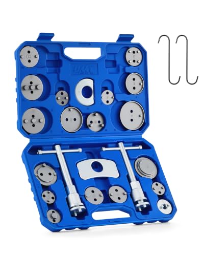 OMT 24pc Brake Caliper Compression Tool with Adapters & Hangers, Sandblast - size: Classical