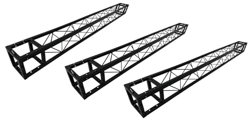 3X 5ft (14.76 ft.) Square 5"x5" Black Metal Trussing Box Truss DJ