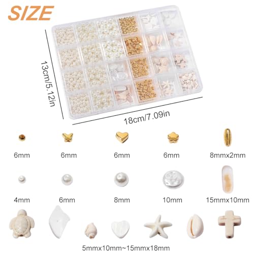 Pearl Beads for Bracelets Making, Bracelet Making Kit for Adults