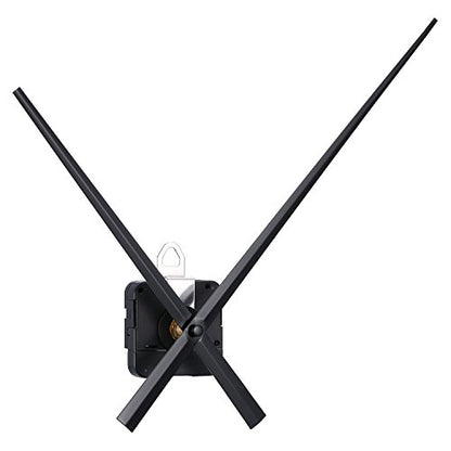 Mudder High Torque Clock Movement with 2 Hands to Fit Dials up to 58.6 cm/ 23.1 Inches in Diameter (Shaft Length 23 mm/ 9/10 Inches, Black)