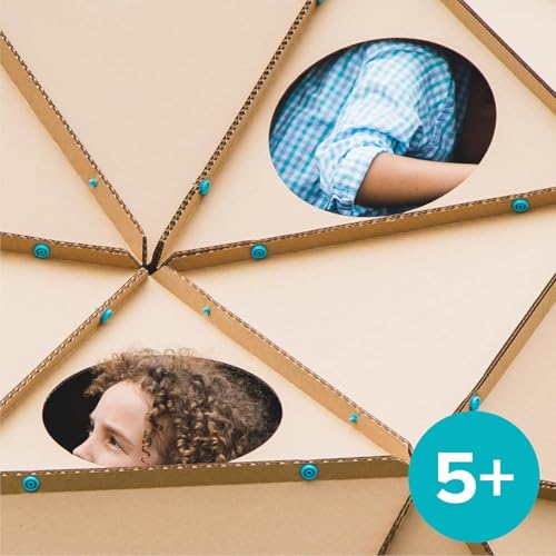 Makedo Create | Cardboard Construction Tool Kit, Small Toolbox, 260 Pieces