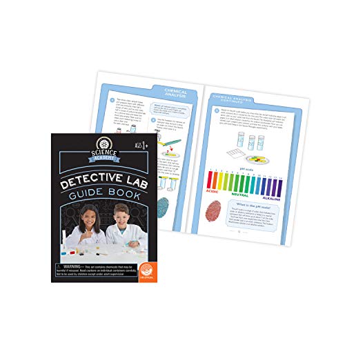 MindWare Science Academy Detective lab - Science Kits for Kids Age 8-12 - Kids Detective Kit Complete with 7 Forensics and Crime-Scene Investigations - Ages 8 and Up