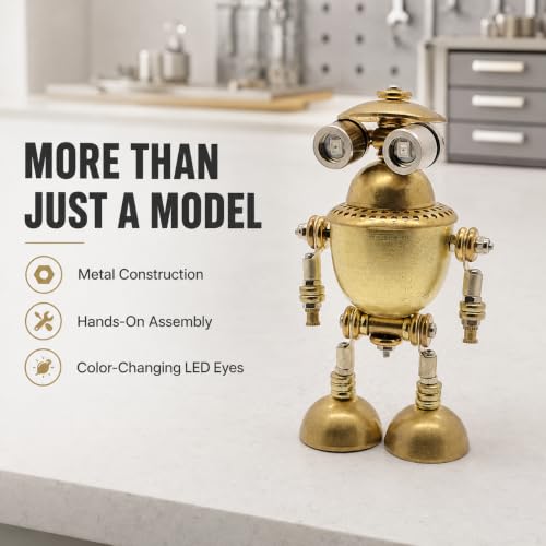 3D Metal Robot Puzzles, DIY Mechanical Model Kits for Adults, Desk Decor