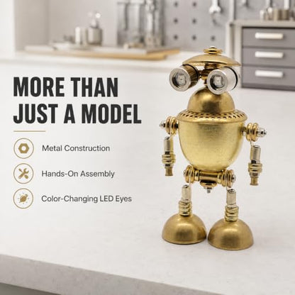 3D Metal Robot Puzzles, DIY Mechanical Model Kits for Adults, Desk Decor
