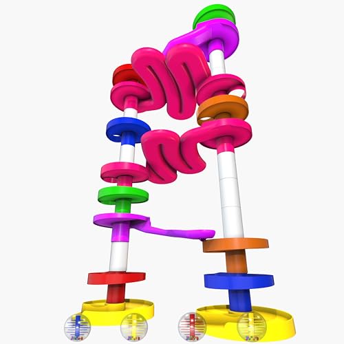 WEofferwhatYOUwant Super Ball Drop Tower - Safe Large Balls Long Ramps 10M+ - style: Super Ball Drop