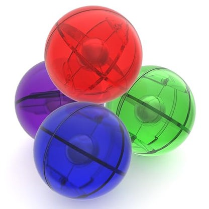 PicassoTiles 4pc Marbles for Magnetic Block Tiles Marble Run Race Track Magnet Building Tile Blocks Racetrack Maze Construction Toys Creative Toy Girls Boys 3 and Up Early Education STEM Learning Kit - style: 4pc Marbles