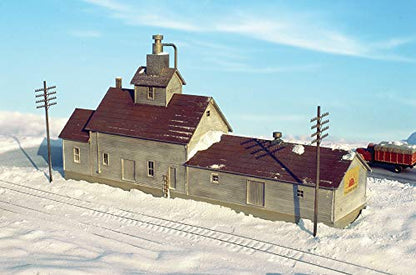Walthers Cornerstone Sunrise Feed Mill 933-3239 N Scale Model Railroad - Structure Kit