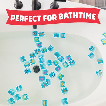 Chuckle & Roar Bath Matching Memory Game, Toddler Games, 52 Pc, Ages 3+ - color: Bath Matching