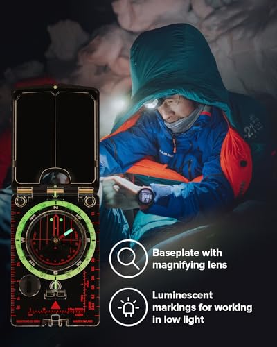 SUUNTO MC-2 Compass: Top-of-The-line Compass for Professionals & serious Hikers - style: Northern Hemisphere