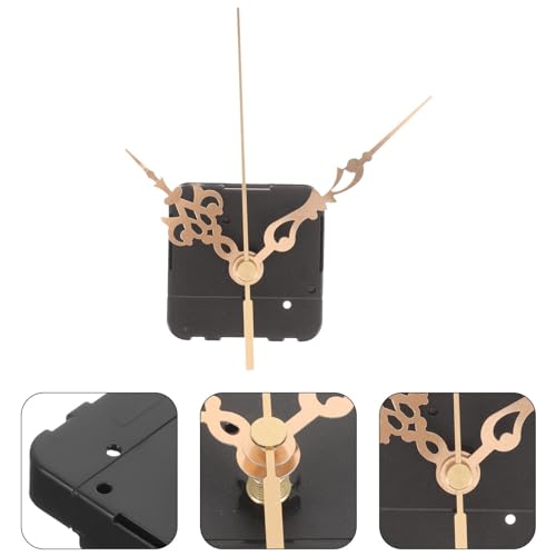 SUPVOX Counter Clockwise Clock Mechanism Replacement Kit with Hands Reverse Wall Clock Movement for DIY Creative Projects 2.16 X 2.16 X 1.18 in